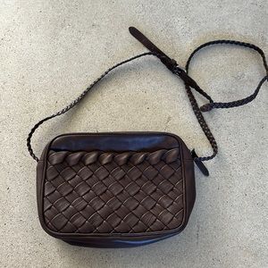 Beautiful brown Leather cross body by Malababa